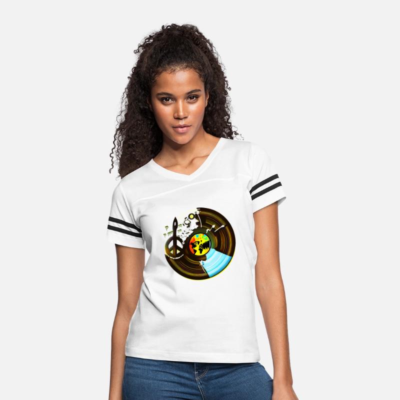 Make Music Not War | Hippie Peace & Vinyl Record