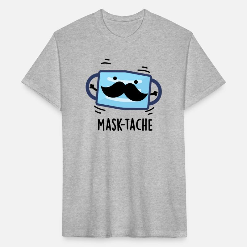 Mask-tache Funny Mask Mustache Pun