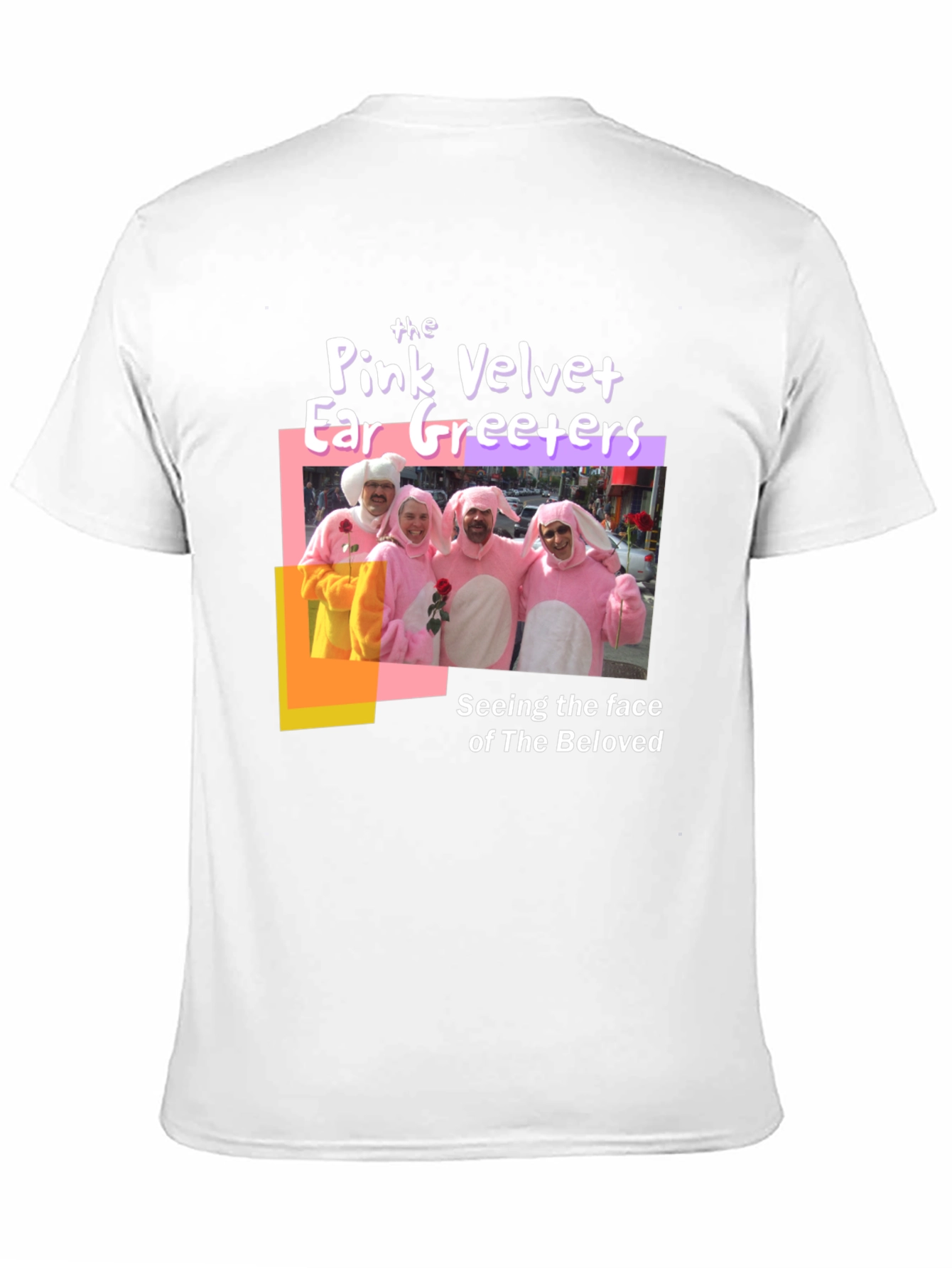 Pink Velvet Ear Greeters Graphic T-Shirt