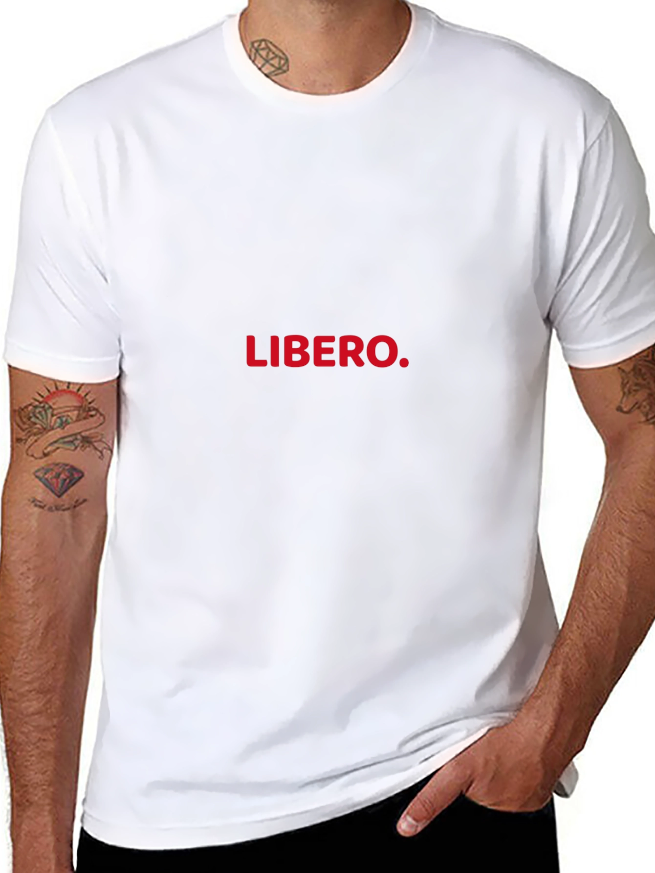 Libero Black T-Shirt Volleyball Player