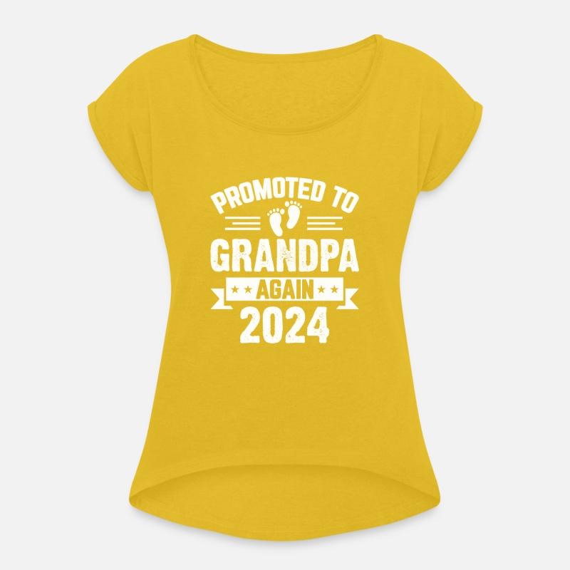Men's Promoted To Grandpa Again Est 2024