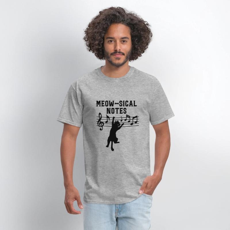 Meow-sical Funny Cat Musician Gift for Music Lover