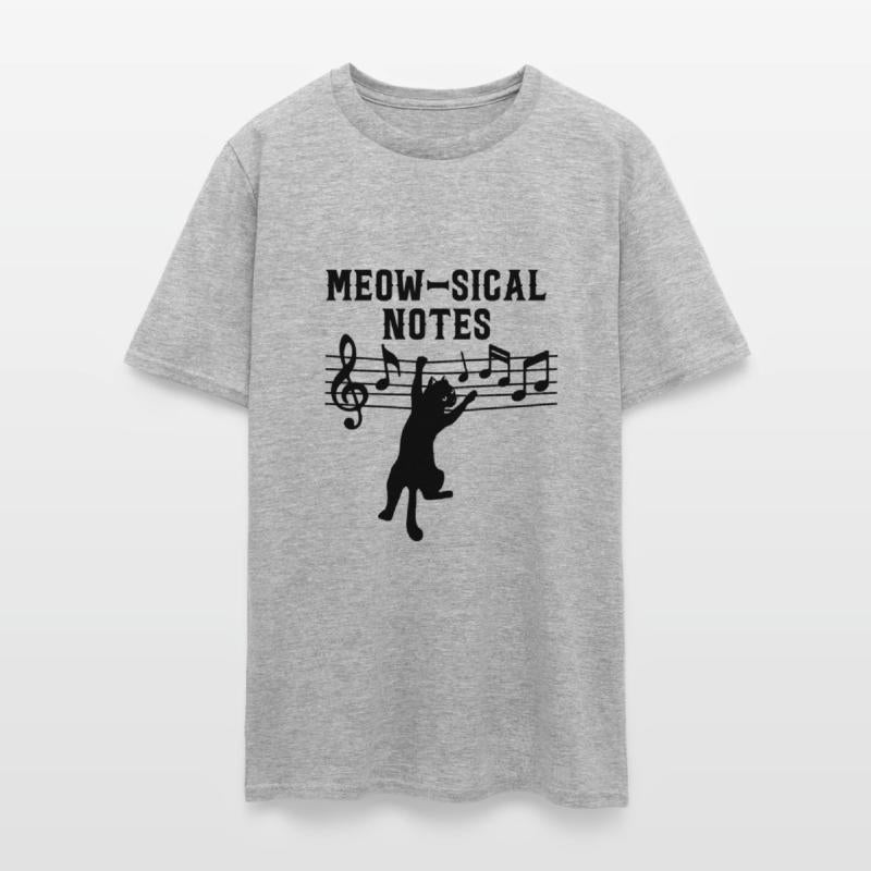Meow-sical Funny Cat Musician Gift for Music Lover
