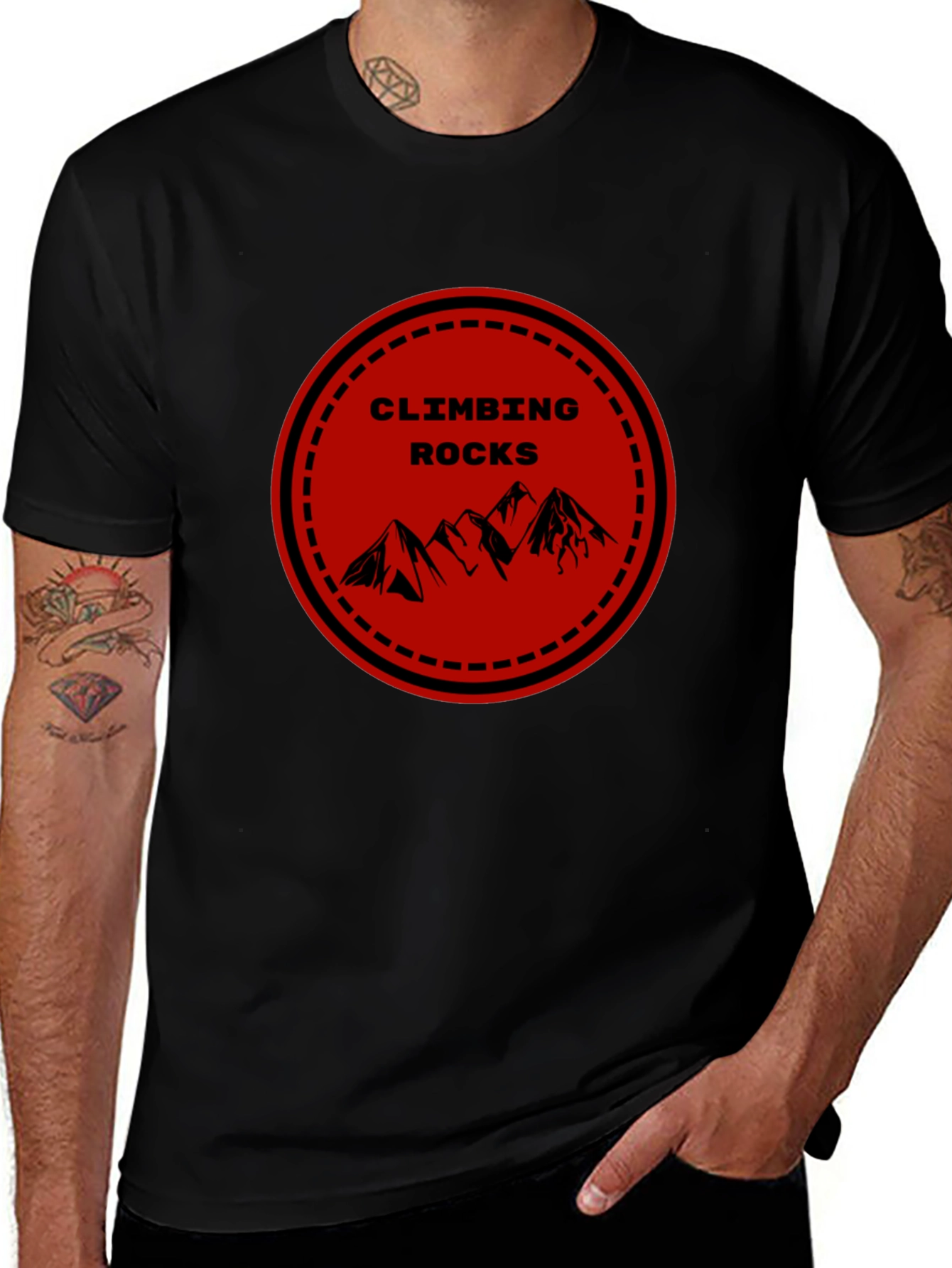 Climbing Rocks Graphic Tee - Adventure T-Shirt