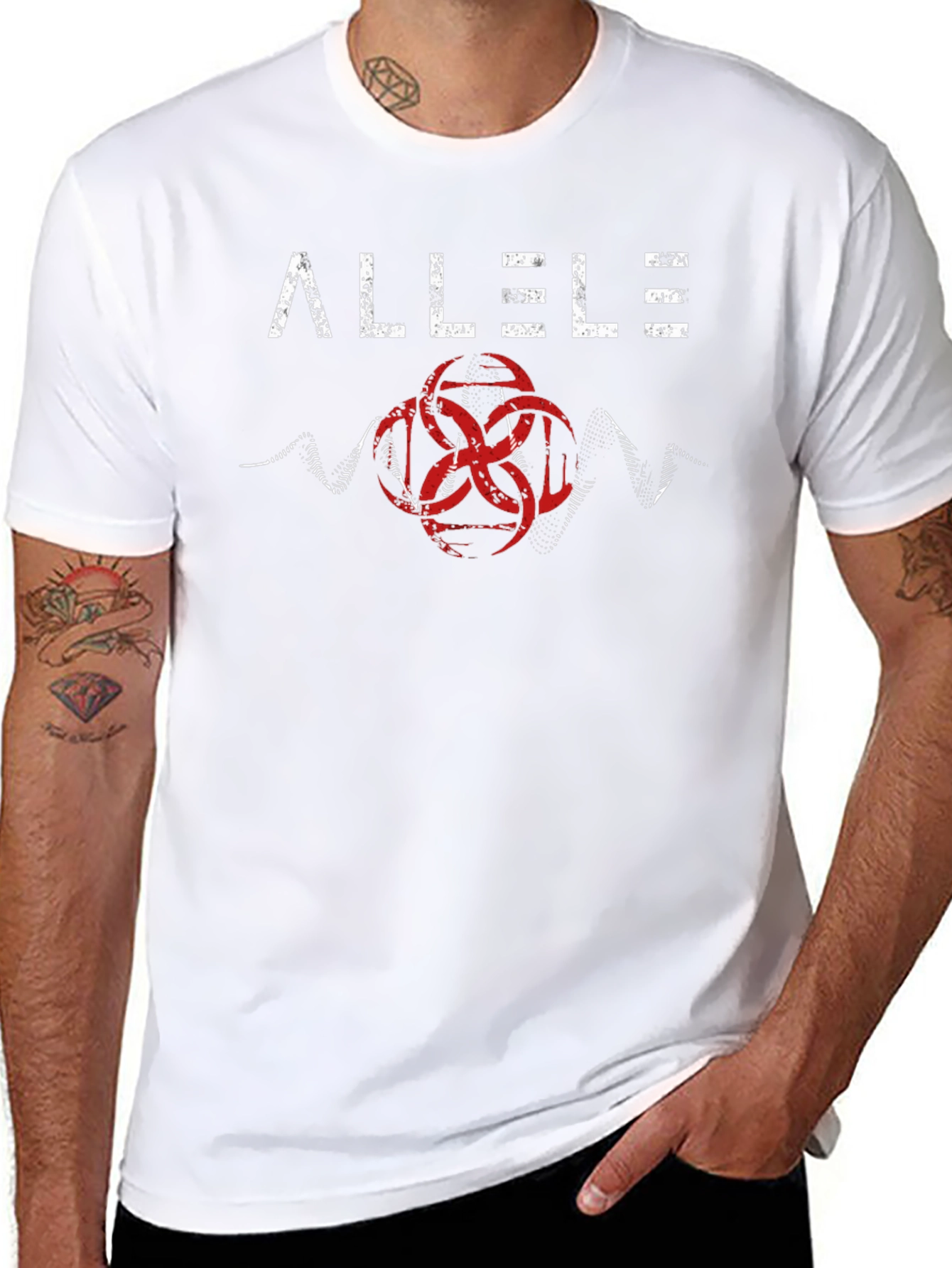 AllelE Graphic Print Black T-Shirt