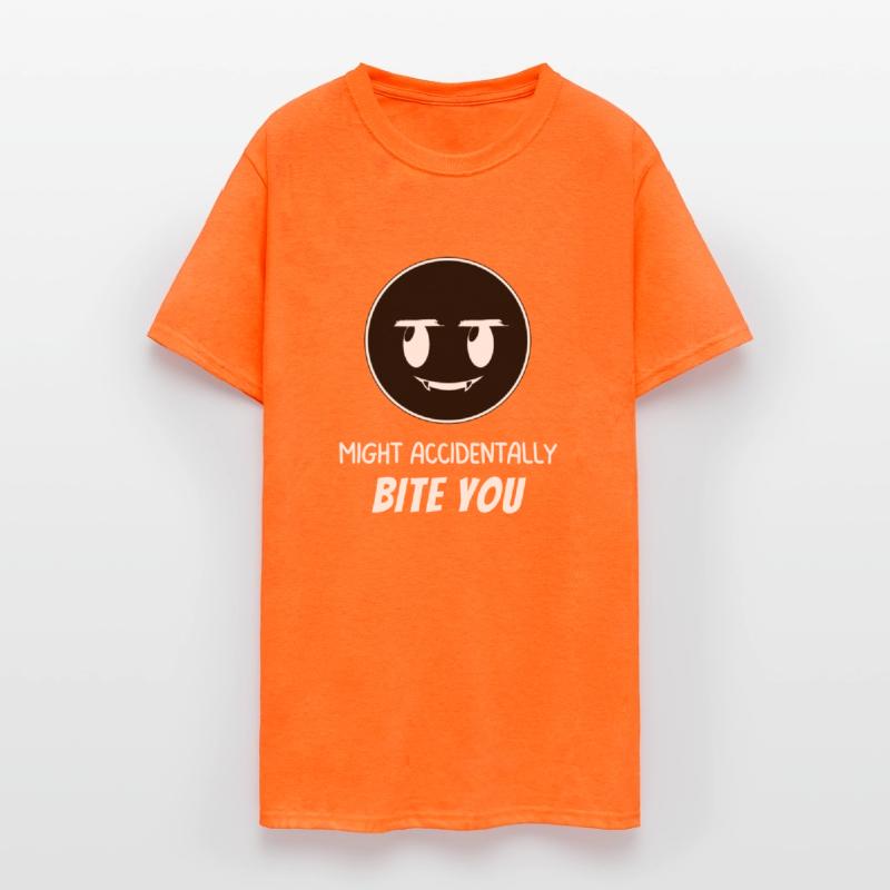 Might Accidentally Bite You Oops Funny Emoticon