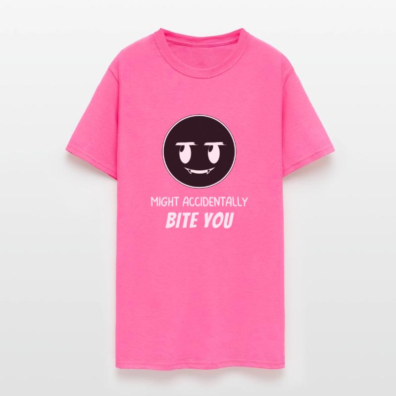 Might Accidentally Bite You Oops Funny Emoticon