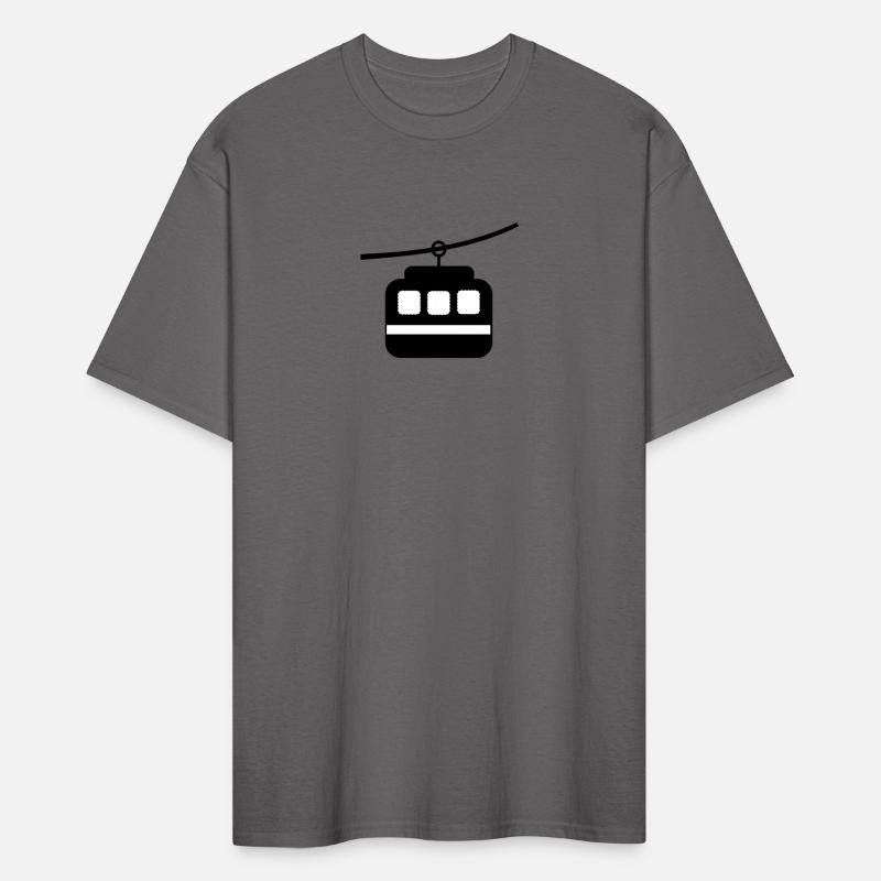 Minimalist Cable Car – Monochrome Icon