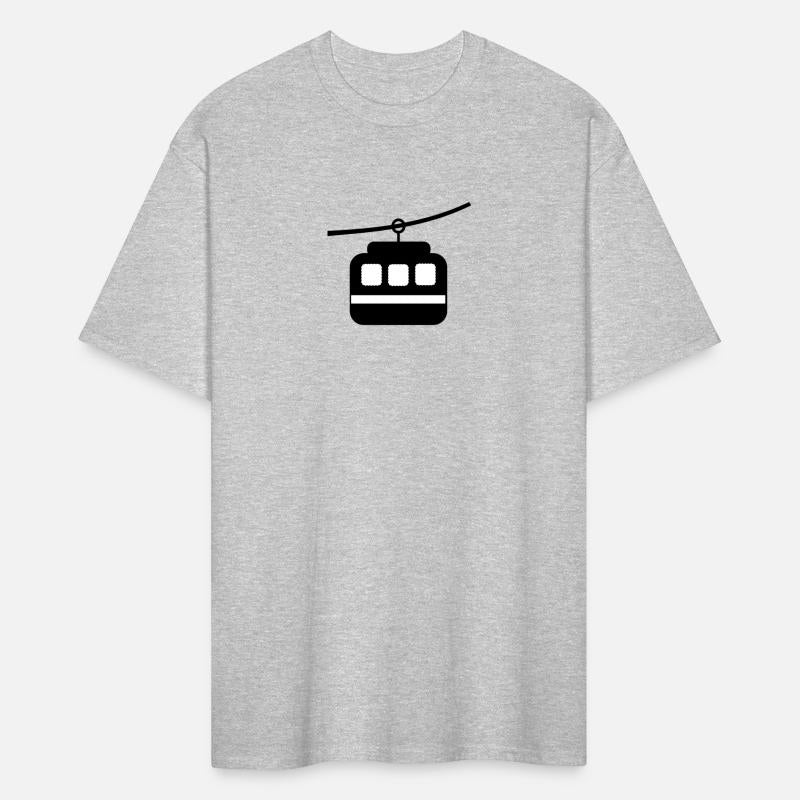 Minimalist Cable Car – Monochrome Icon