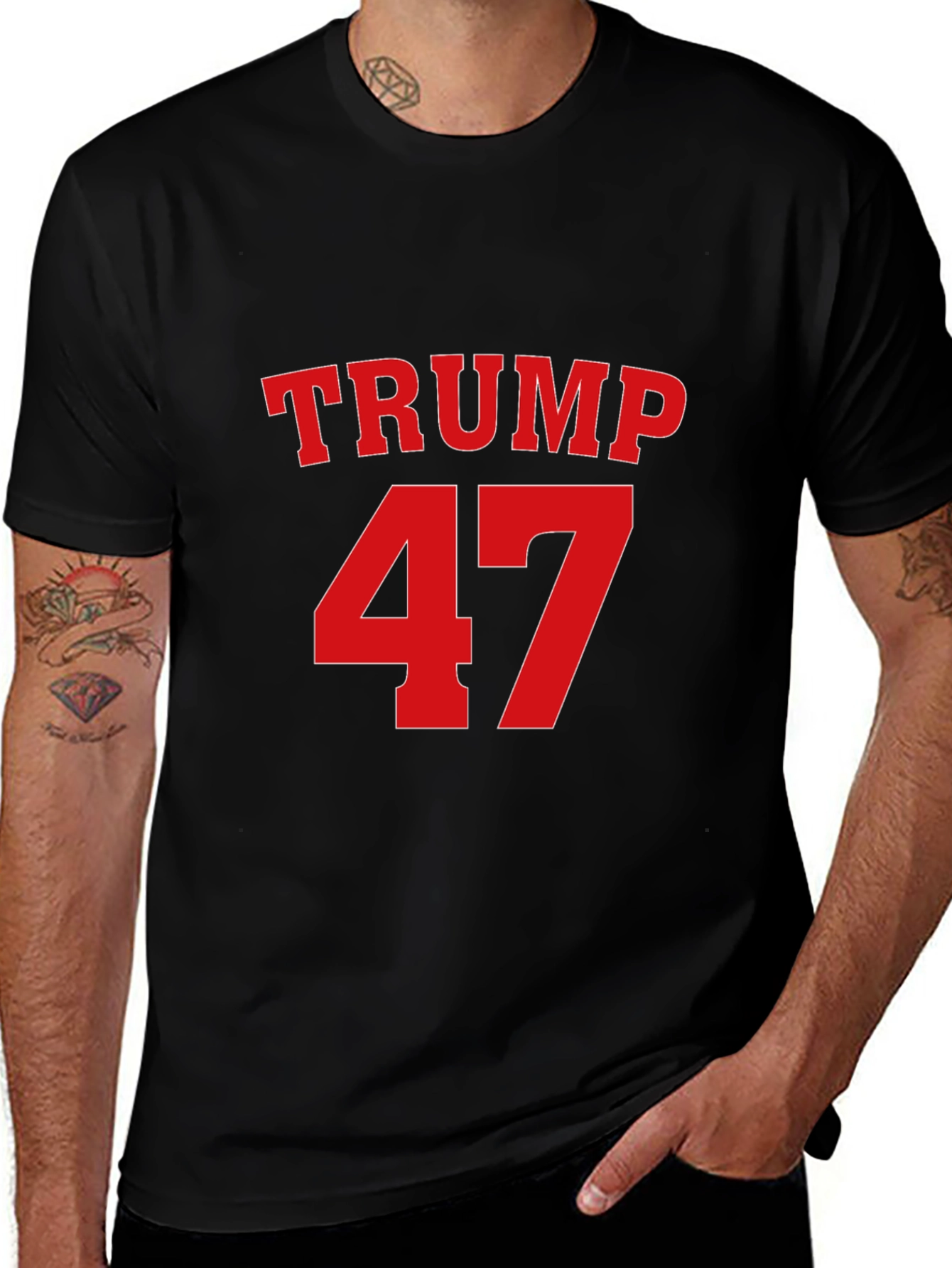 Trump 47 Black T-Shirt