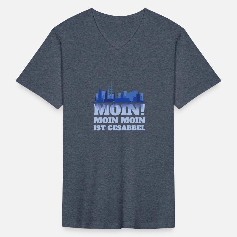 Moin Hamburg Skyline Sea Silhouette