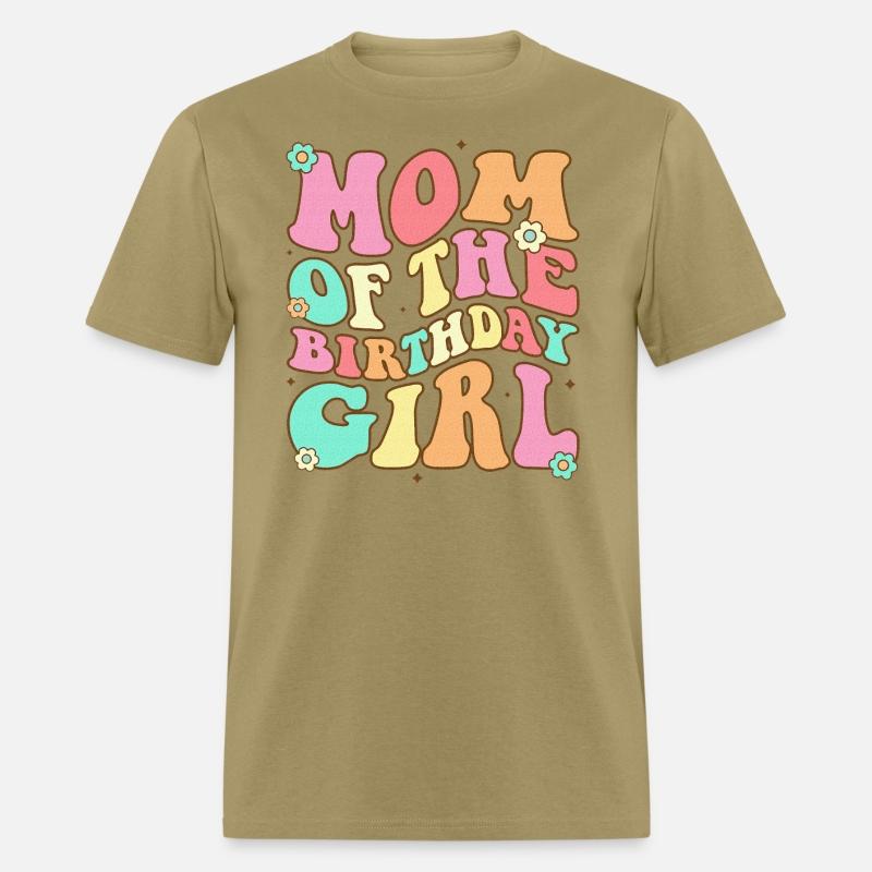 Mom the Birthday Girl Colorful Bday Birthday