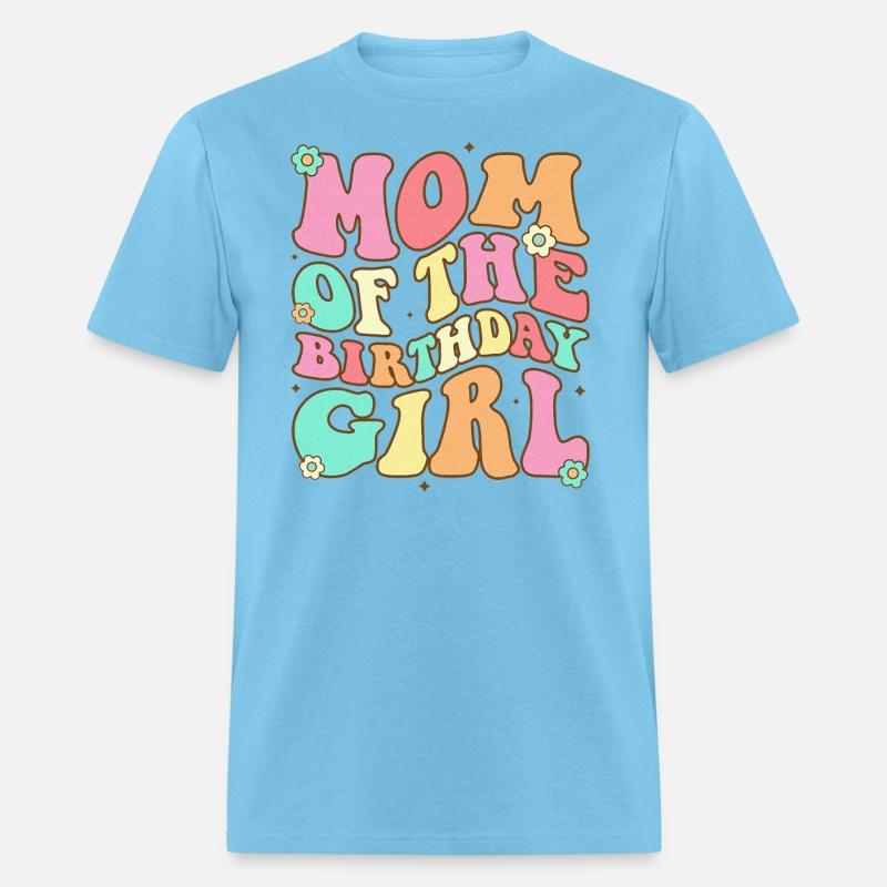 Mom the Birthday Girl Colorful Bday Birthday