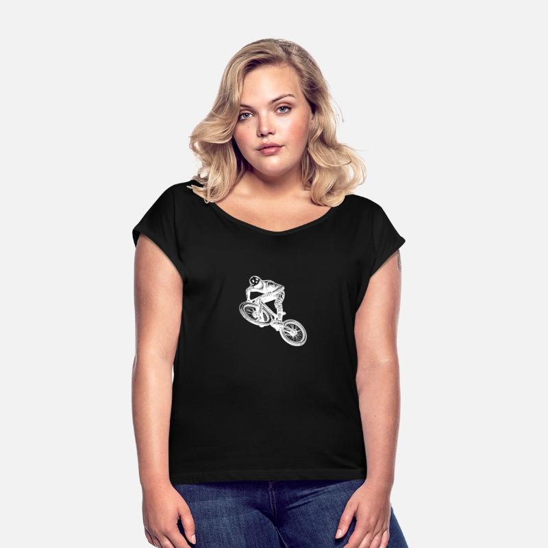 Mountain Bikers With A Cool Downhill Bike