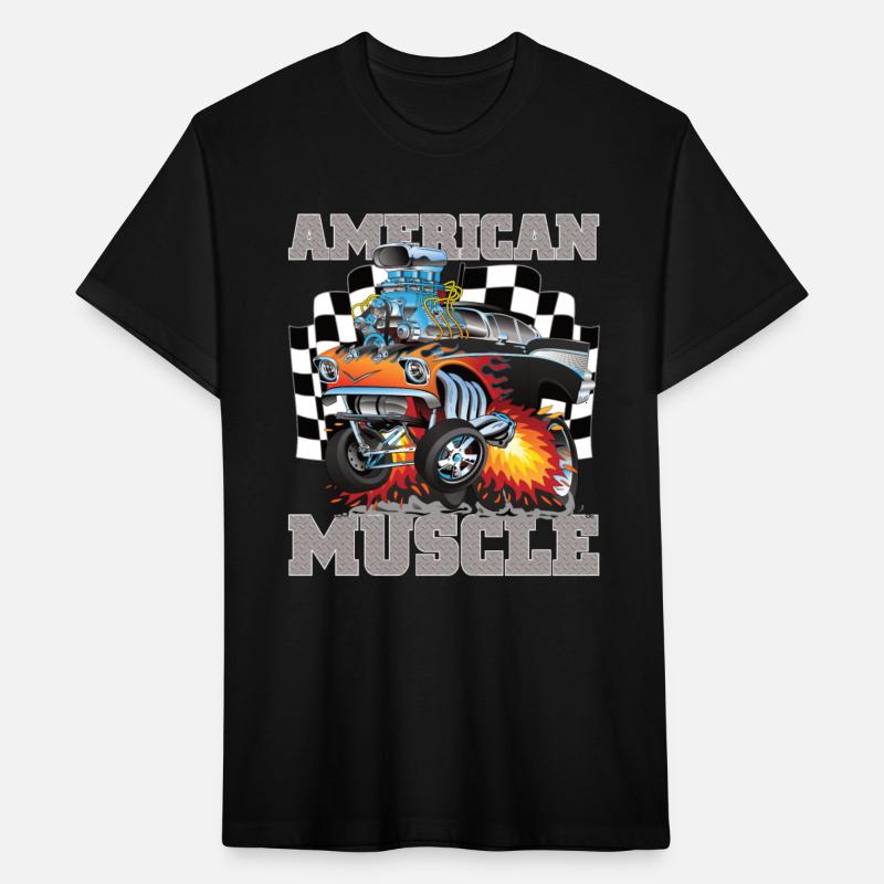 Muscle Cars High Performance Race Car Drag Racing