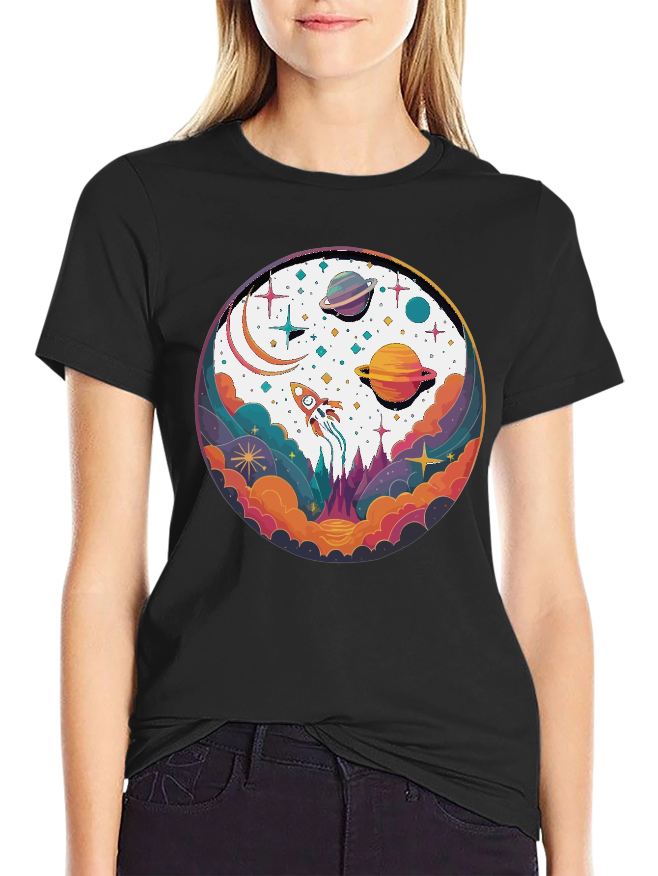 Space Dreams T-Shirt - Cosmic Graphic Tee