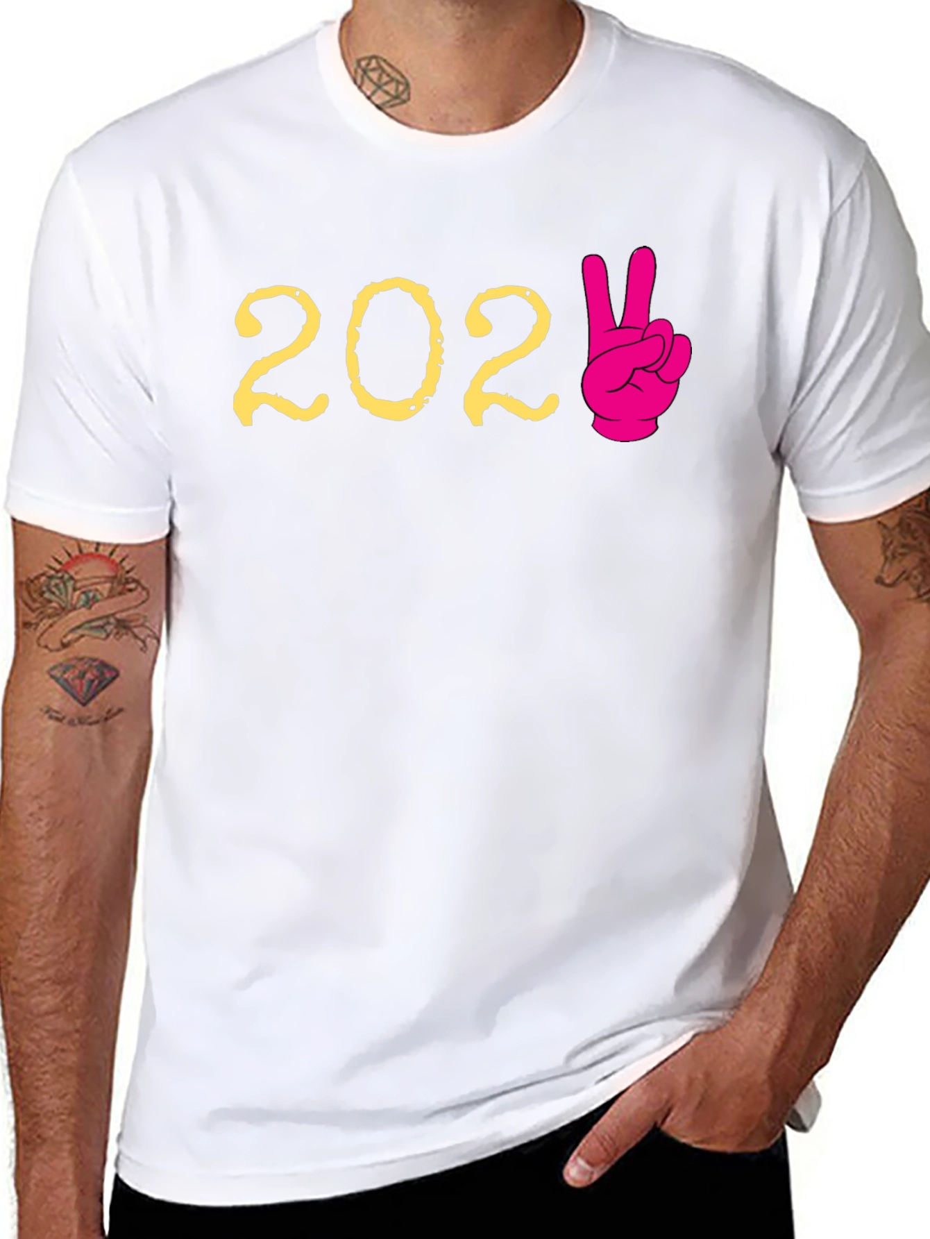 202✌️ T-Shirt - Graphic Tee - Cotton