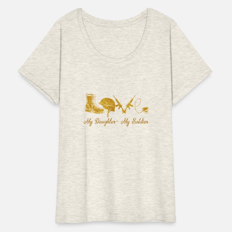 My Daughter My Soldier Funny Sparkles Mother