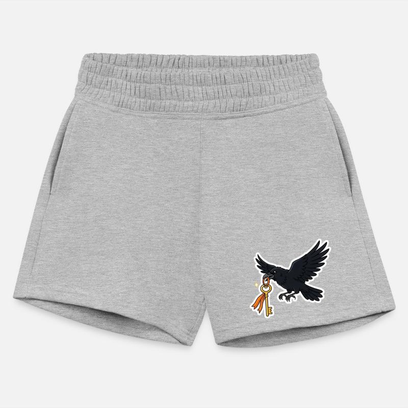 Mystic Black Raven Key Illustration