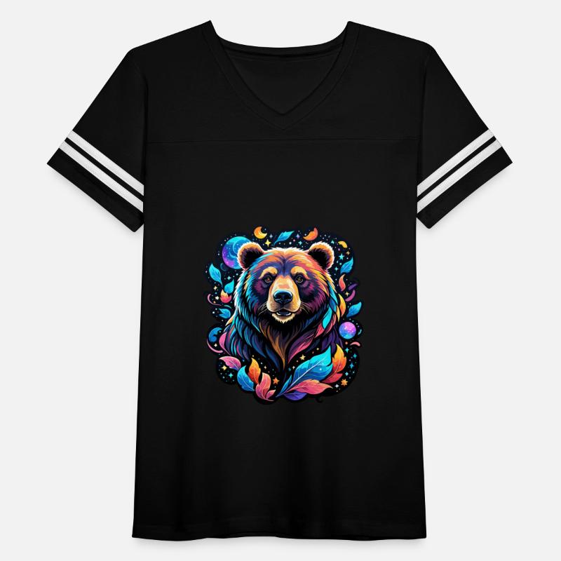 Mystical Galaxy Bear - Celestial Wilderness Art