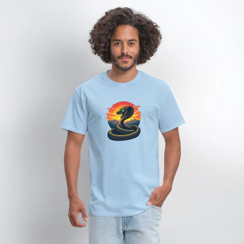 Mythical Snake with Sunset Year of the Snake 2025