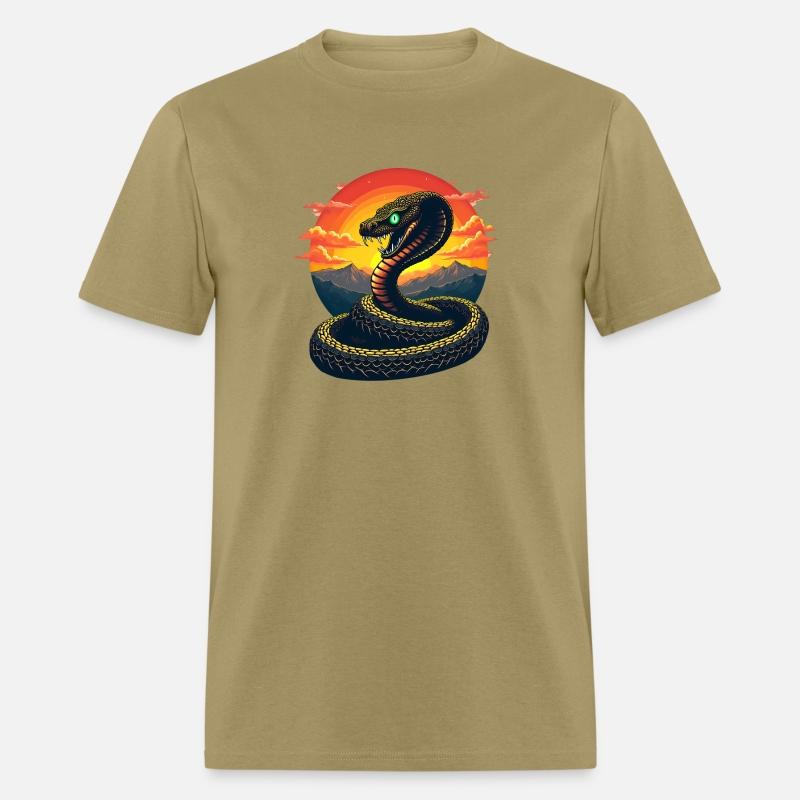Mythical Snake with Sunset Year of the Snake 2025