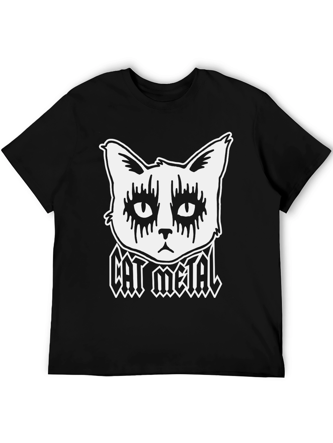 Cat Metal T-Shirt: Unleash Your Inner Rocker!