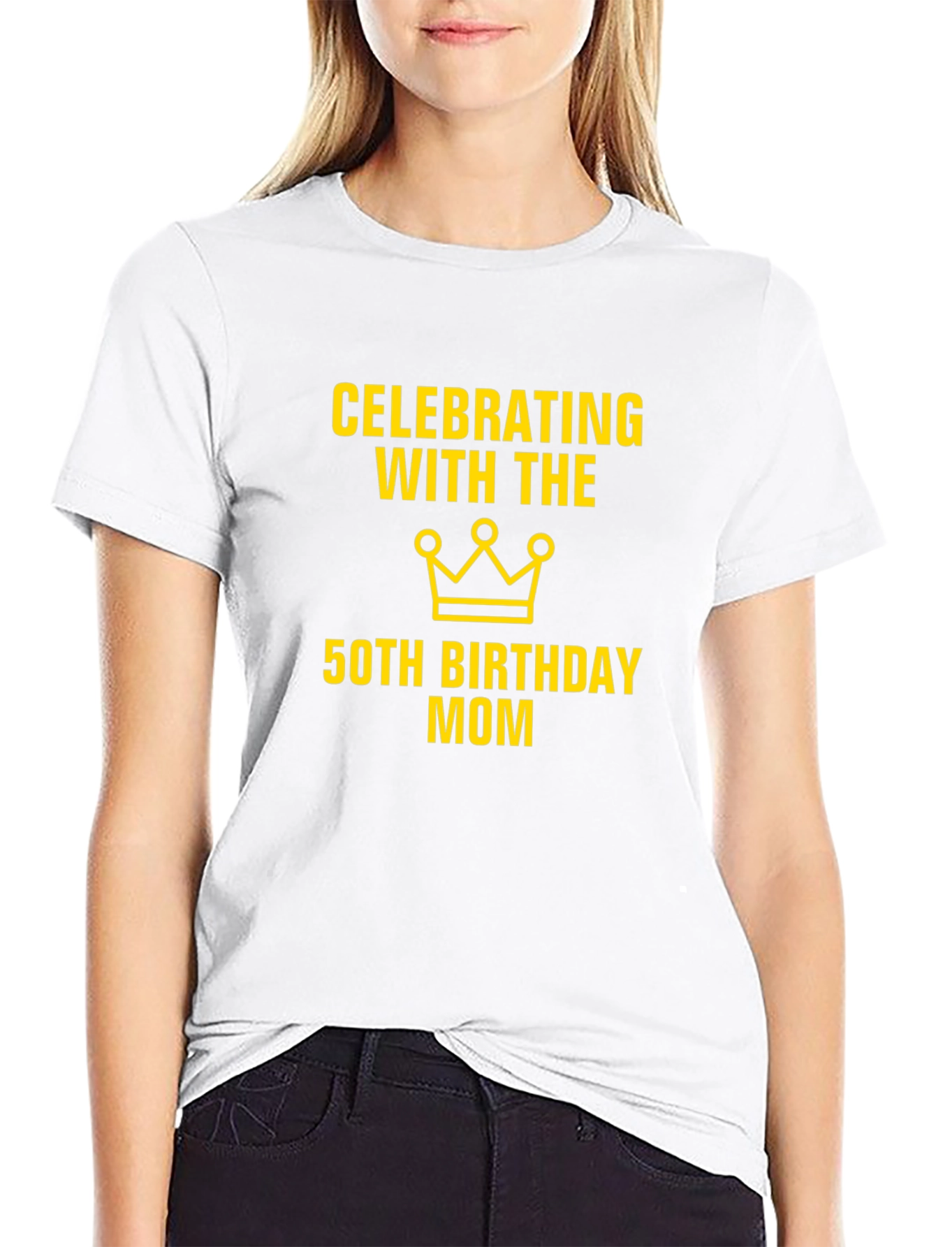 50th Birthday Mom T-Shirt - Celebration Tee