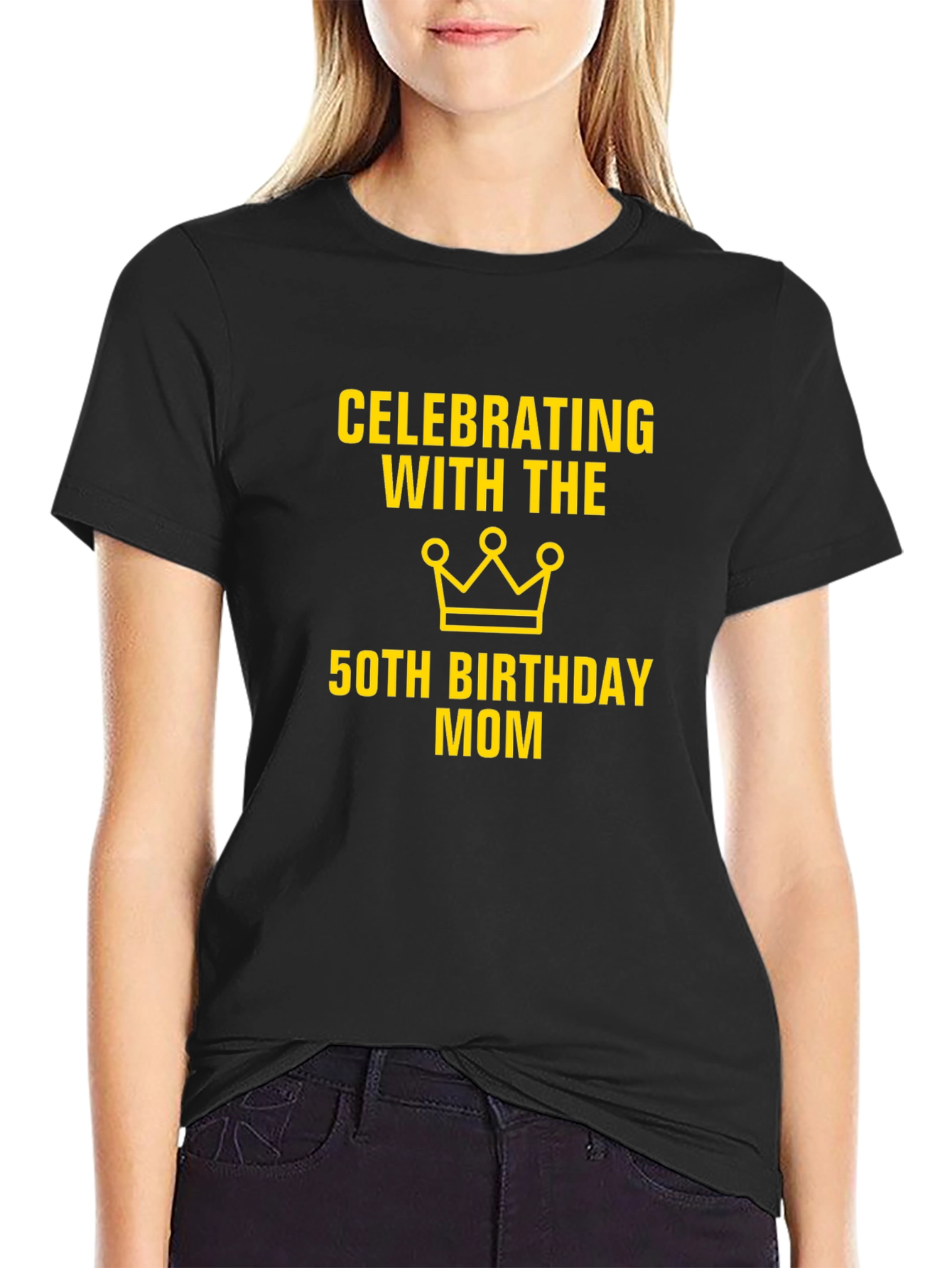 50th Birthday Mom T-Shirt - Celebration Tee