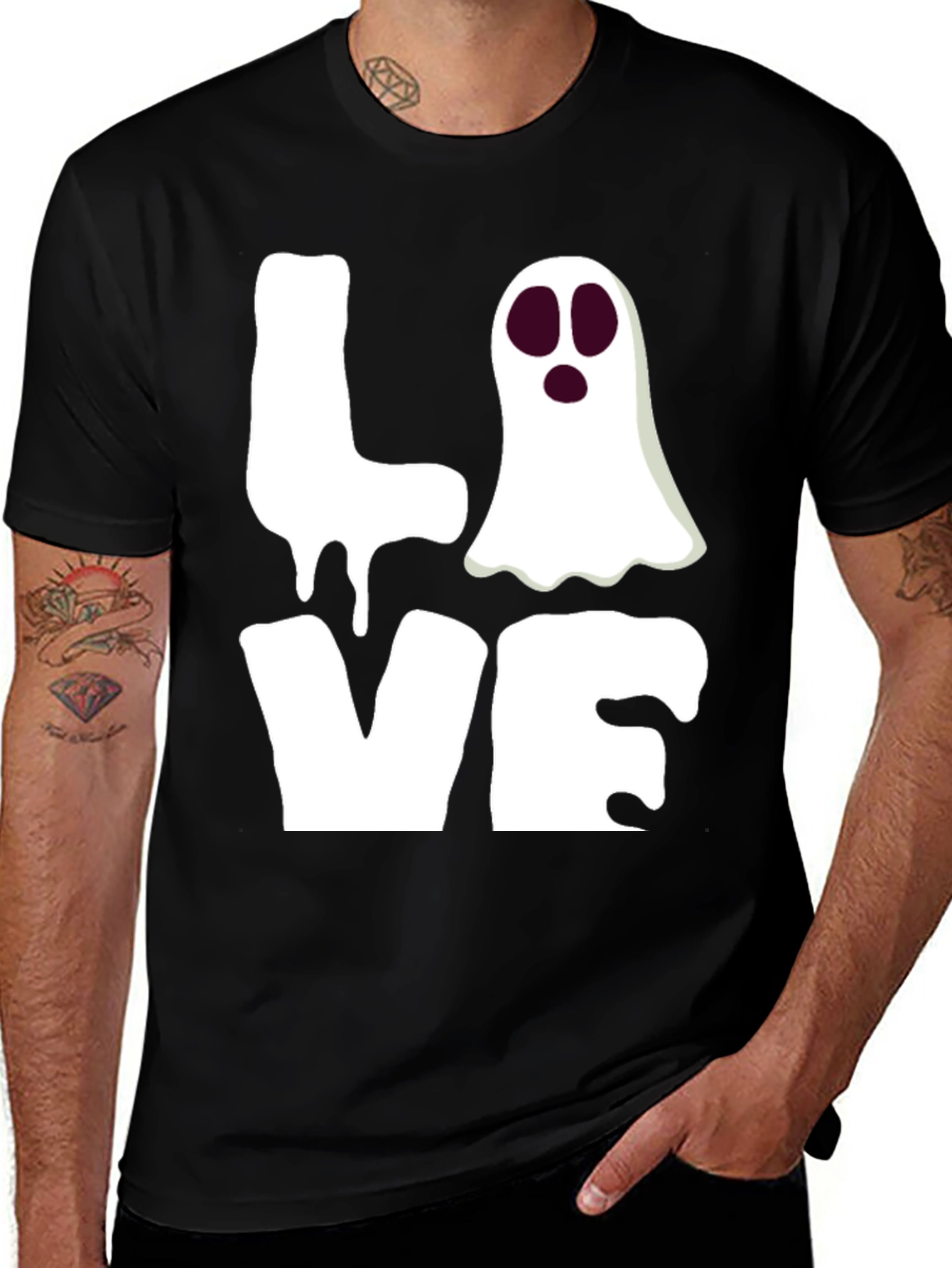 Ghostly Love T-Shirt - Halloween Vibes