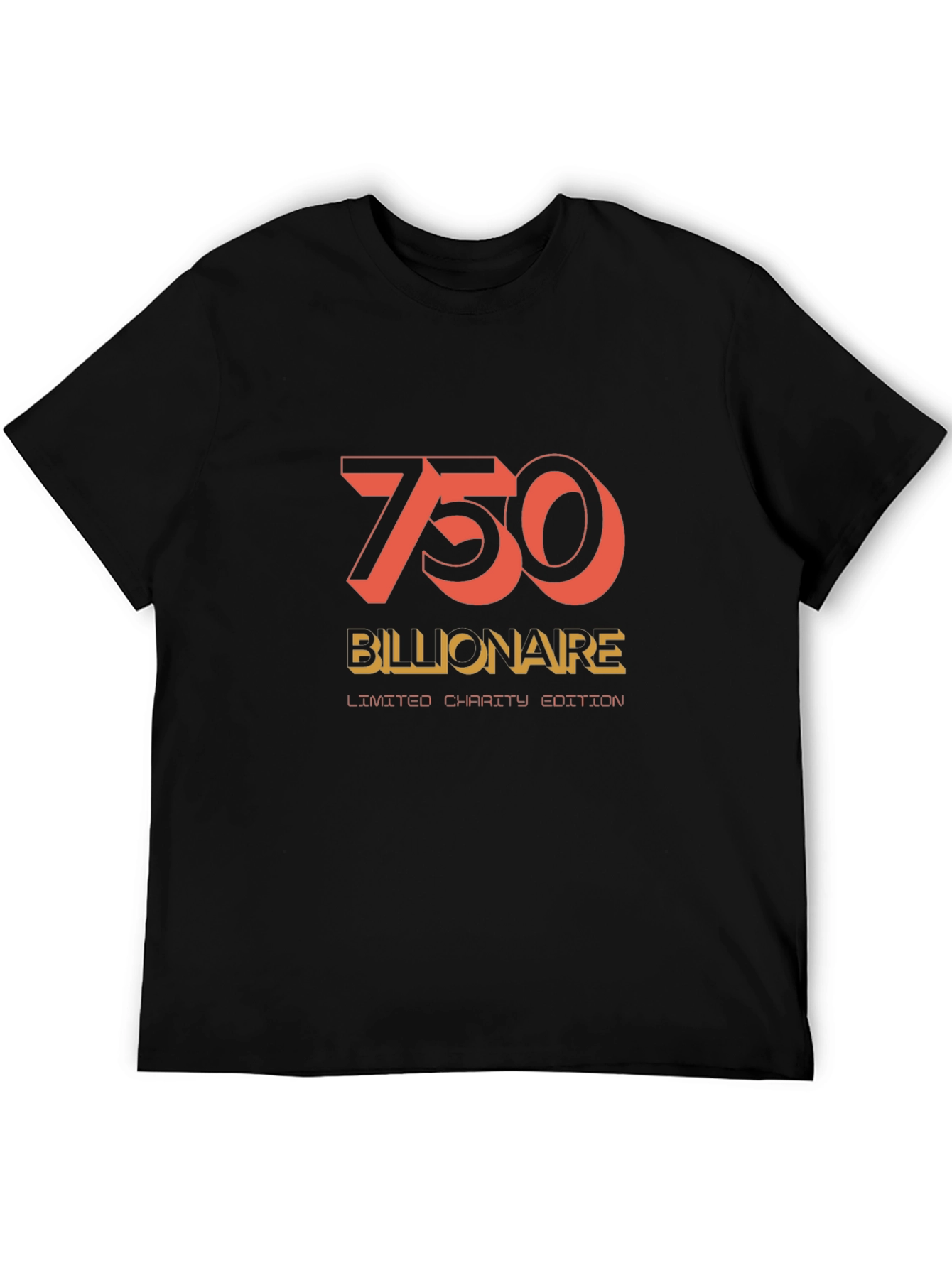 750 Billionaire Limited Charity Edition Black T-Shirt
