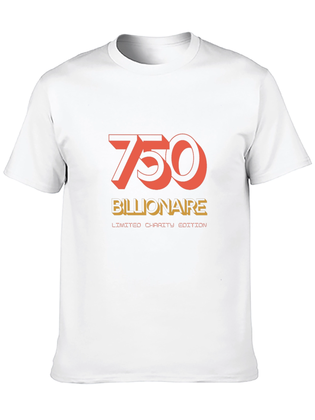 750 Billionaire Limited Charity Edition Black T-Shirt
