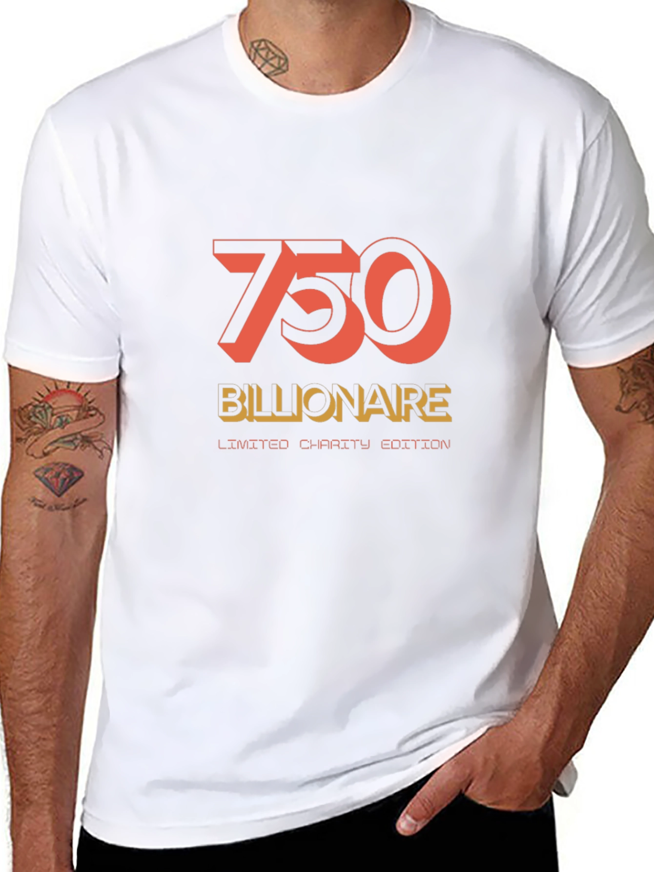 750 Billionaire Limited Charity Edition Black T-Shirt