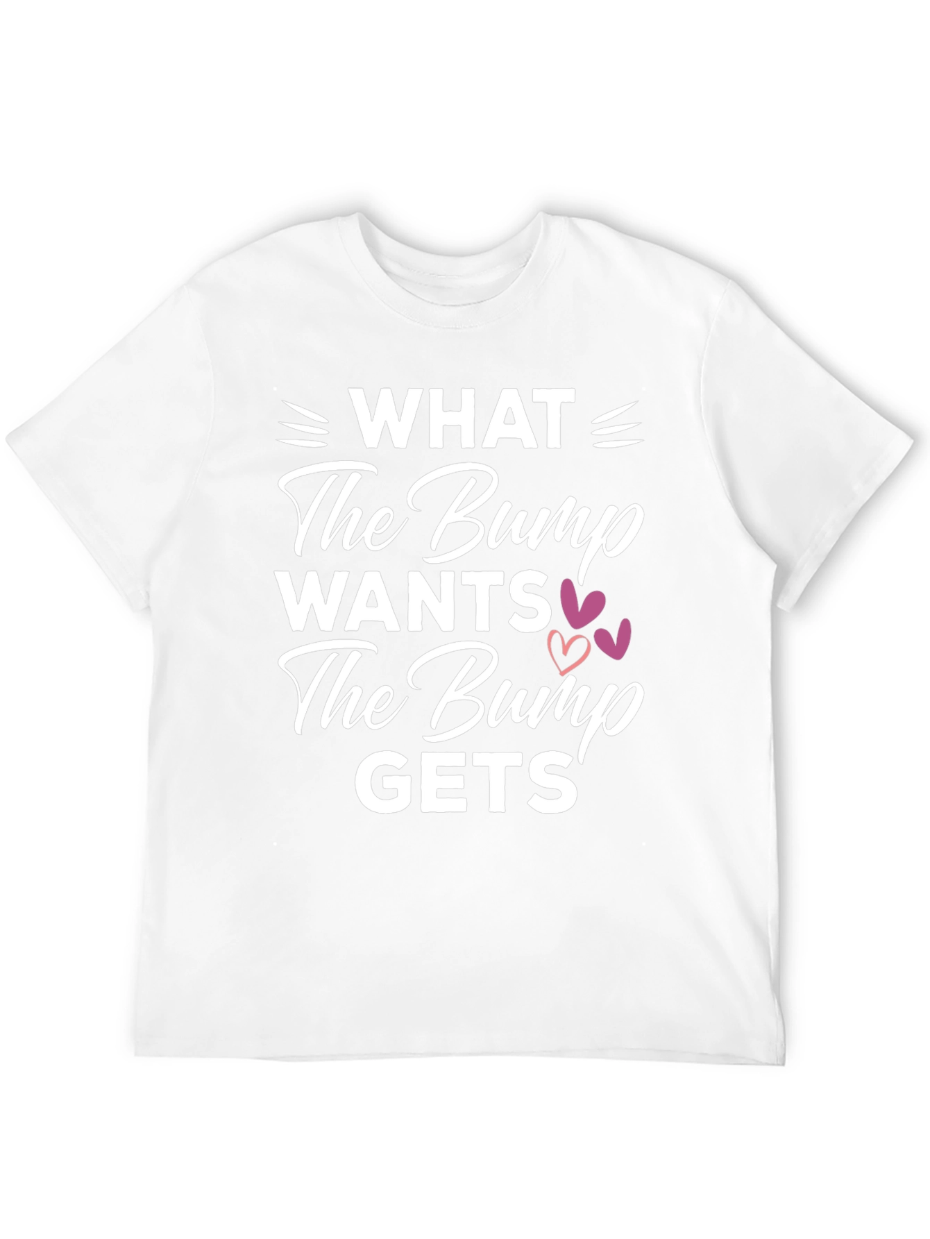 Funny Pregnancy T-Shirt: What The Bump Wants