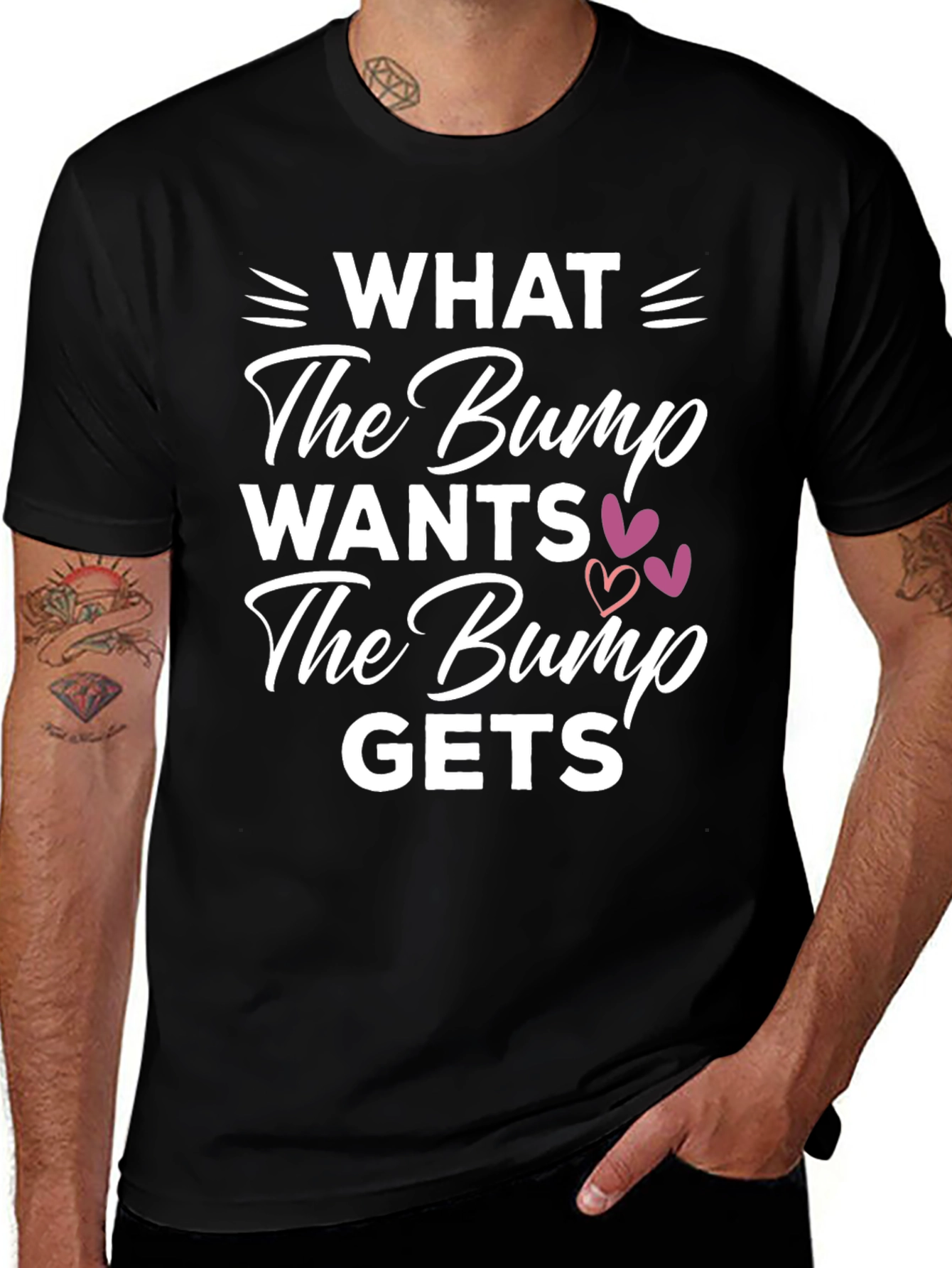 Funny Pregnancy T-Shirt: What The Bump Wants