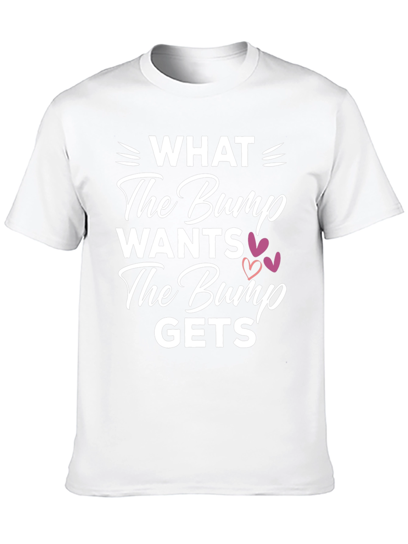 Funny Pregnancy T-Shirt: What The Bump Wants
