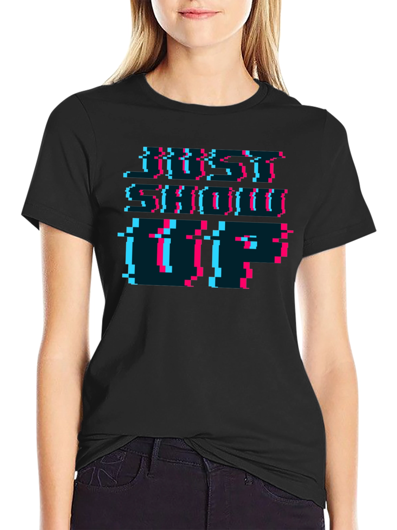 Pixel Art T-Shirt - Retro Glitch Style