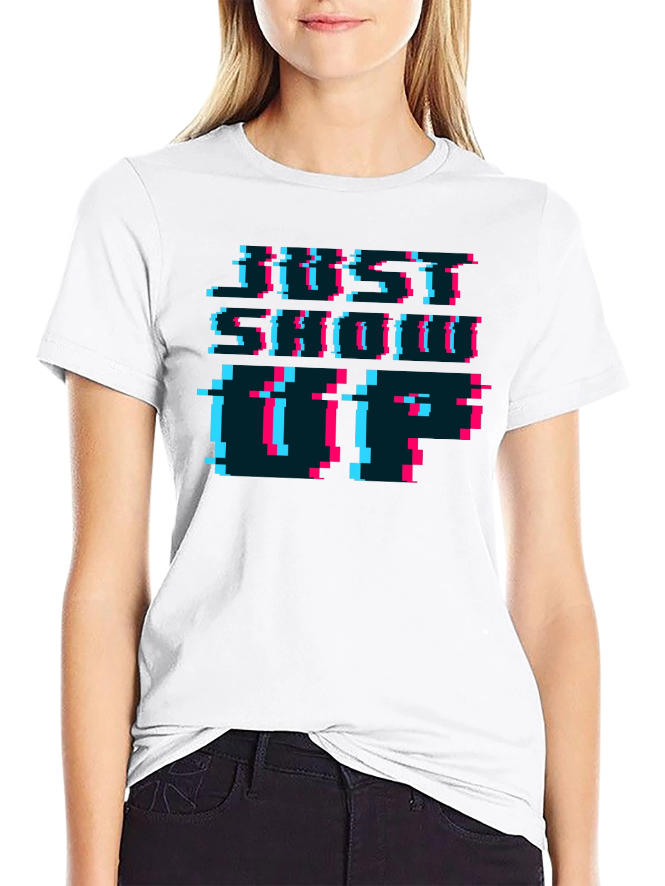 Pixel Art T-Shirt - Retro Glitch Style