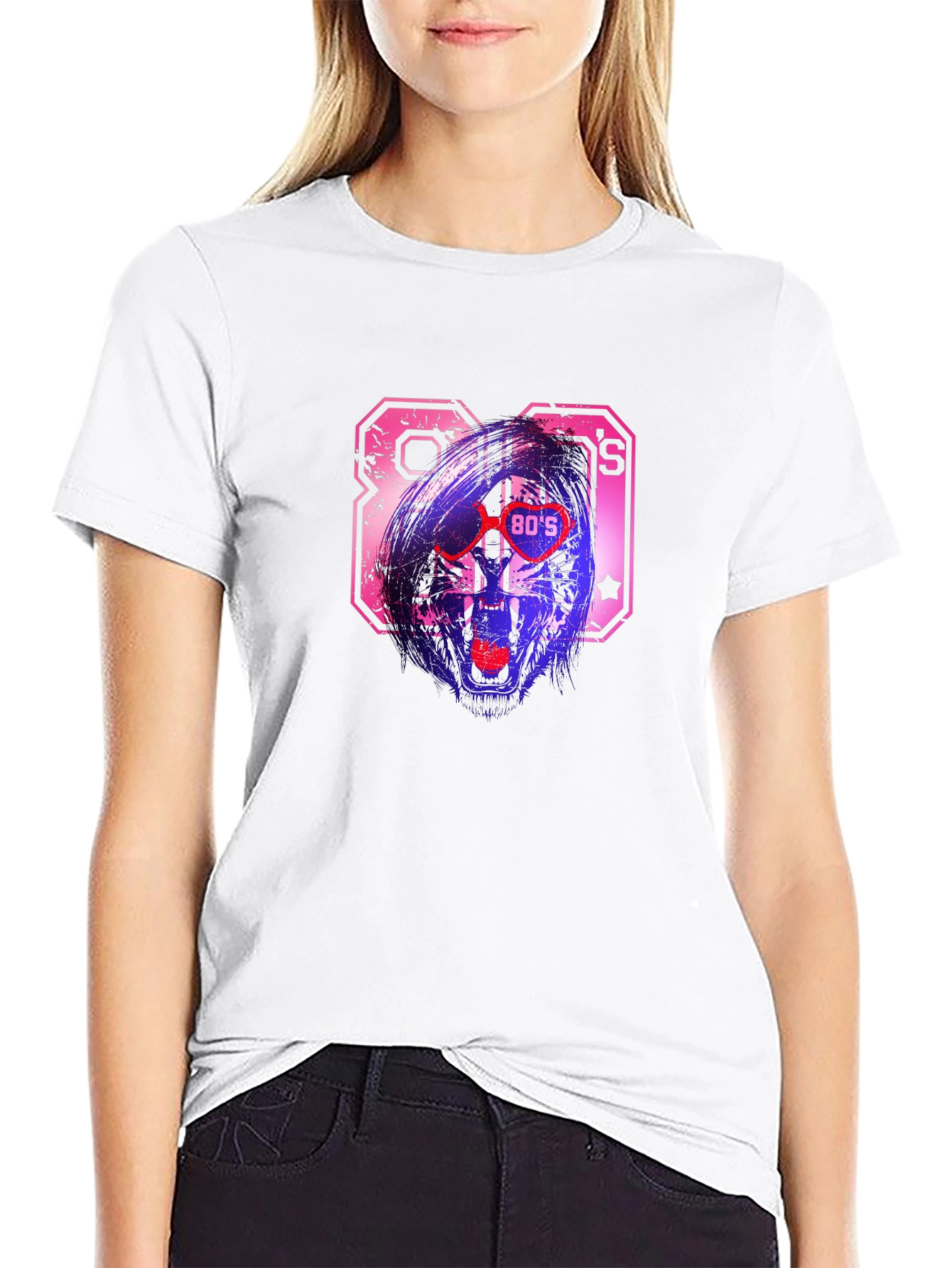 Retro 80s Design Graphic T-Shirt