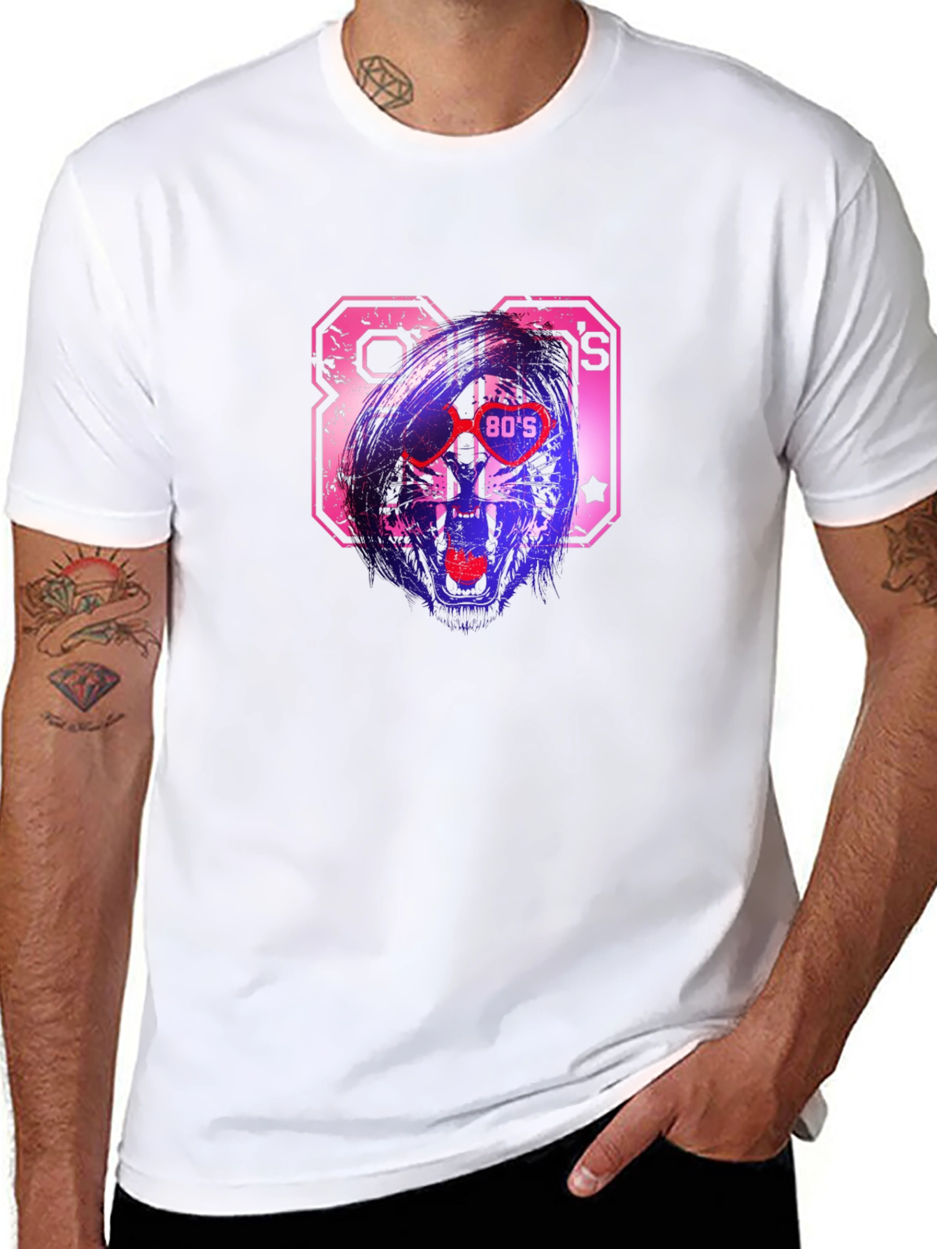 Retro 80s Design Graphic T-Shirt