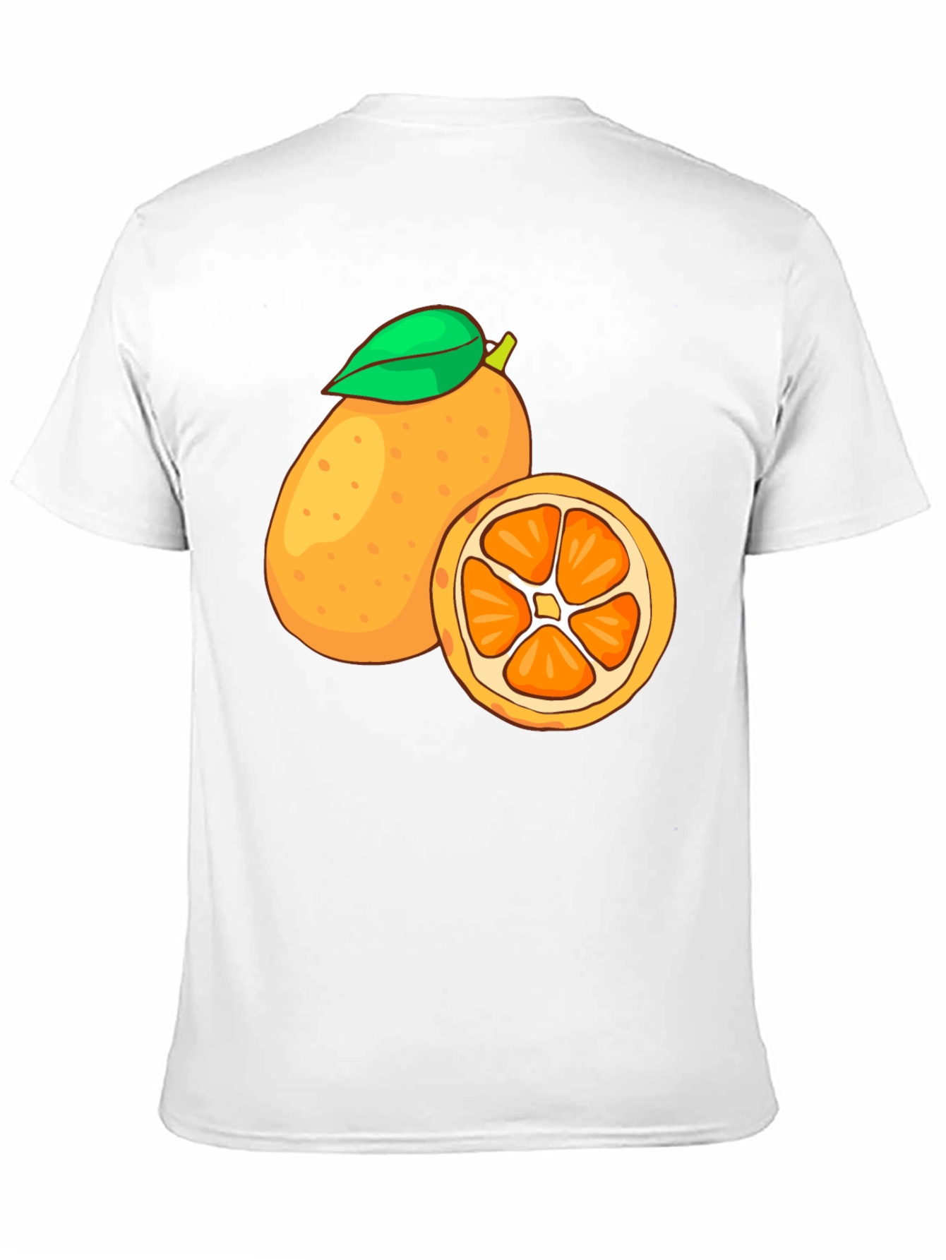 Orange Graphic T-Shirt - Fresh & Fun!