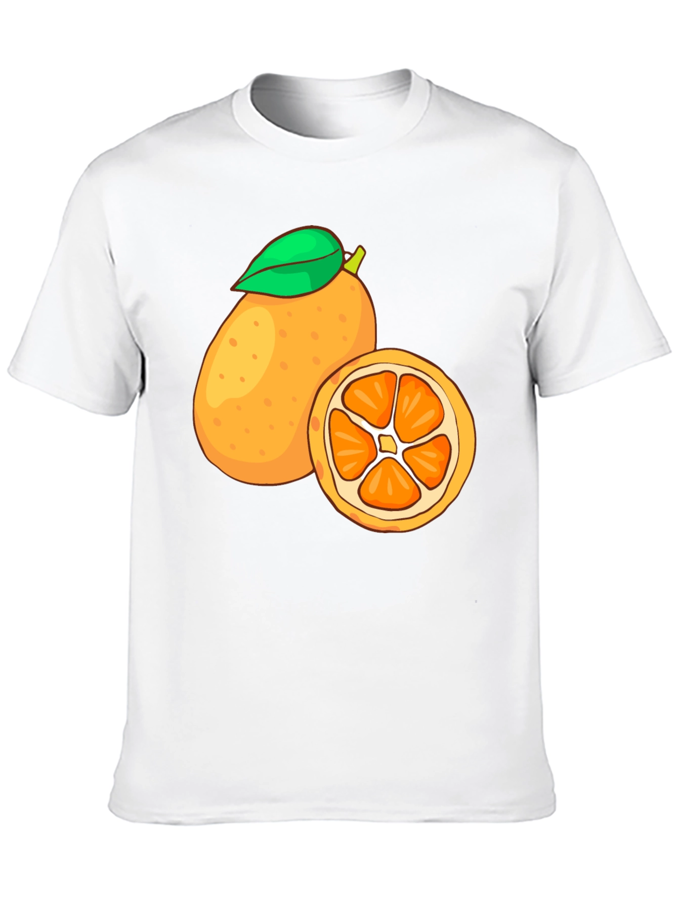 Orange Graphic T-Shirt - Fresh & Fun!