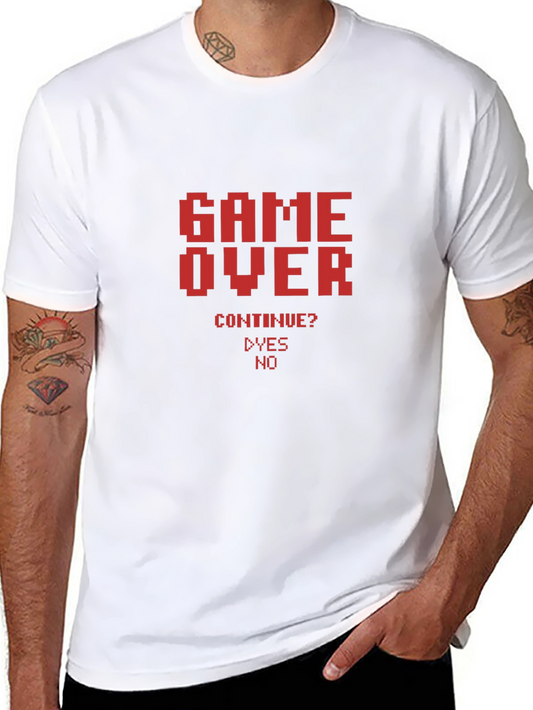Game Over T-Shirt - Retro Gamer Style