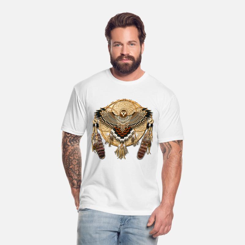 Native American Mandala - Red-Tailed Hawk