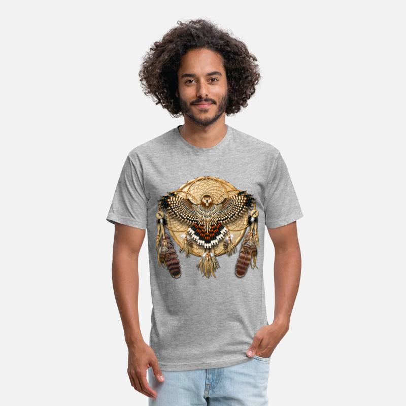 Native American Mandala - Red-Tailed Hawk