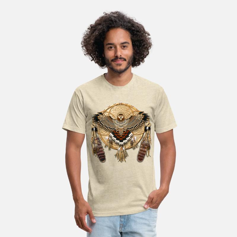 Native American Mandala - Red-Tailed Hawk