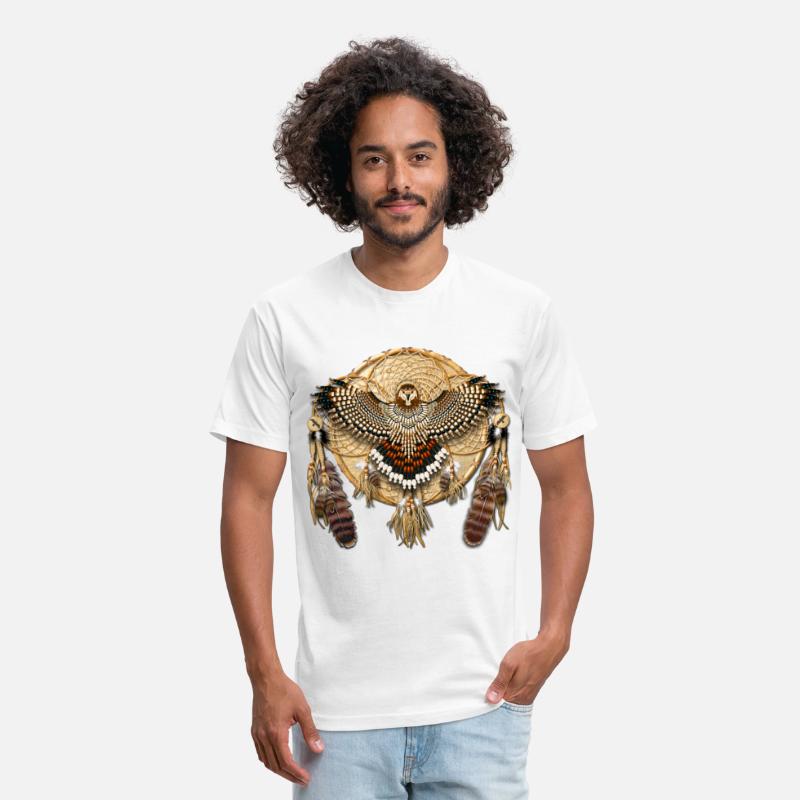 Native American Mandala - Red-Tailed Hawk