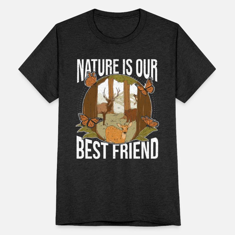 Nature Is Our Best Friend Forest Deer Earth Day