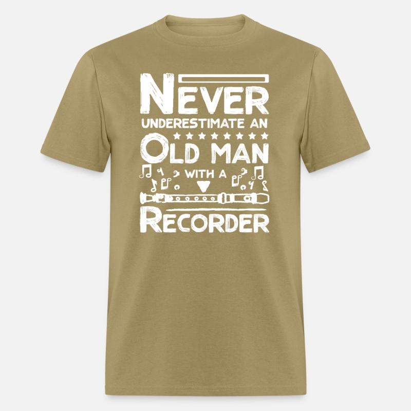 Never underestimate an old man with a recorder