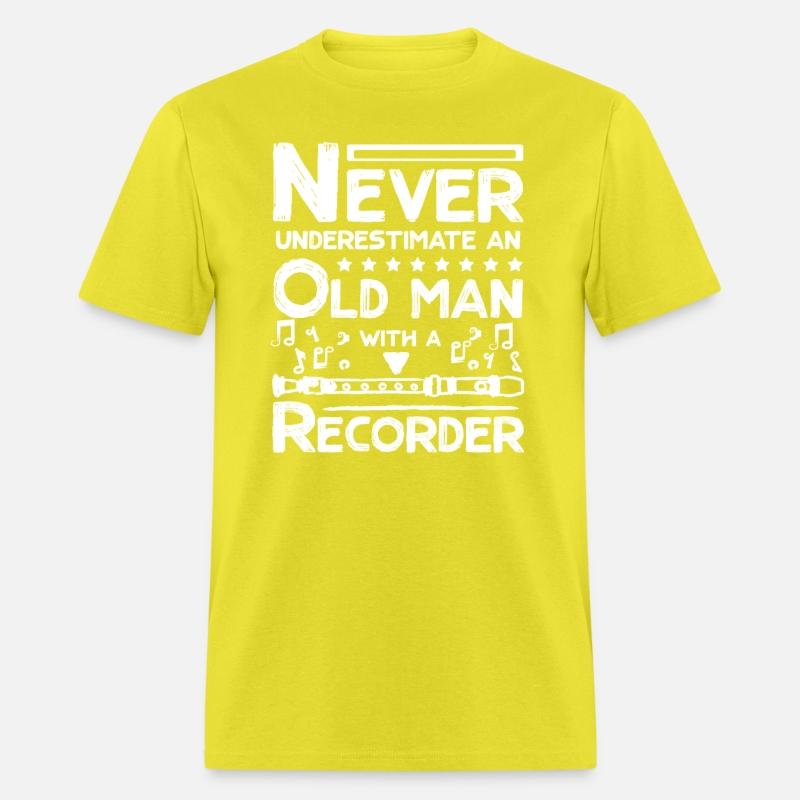 Never underestimate an old man with a recorder